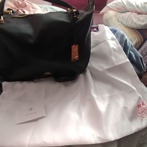 Coach Black Leather